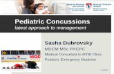Pediatric Concussions approach to out-patient … Concussions ... Provide the student with lecture notes/outlines ahead of ... Students may have been advised to take analgesics for