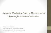 Antenna Radiation Pattern Measurement System for ...ee11b087/Aman_TI.pdfAntenna Radiation Pattern Measurement System for Automotive Radar ... a desktop application. ... Extendable