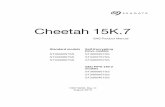 Cheetah 15K - Seagate 15K.7 SAS Product Manual ... Department of Commerce, ... 2.0 Standards, compliance and reference documents