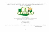 OHIO HIGH SCHOOL ATHLETIC ASSOCIATION APPROVED WRESTLING ... · PDF fileOHIO HIGH SCHOOL ATHLETIC ASSOCIATION APPROVED WRESTLING OFFICIATING ... Ohio scholastic wrestling referee ...