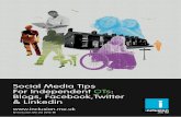 Social Media Tips For Independent OTs: & Linkedin Link to other industry bloggers, try to make connections so that you can help promote each other. Blogging Facts A few OT related