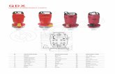 QDX RINSING SUBMERSIBLE PUMPS QDX3 QDX4 · PDF fileWORKING PRINCIPLE QDX pumps are ... QDX series single-phase vertical submersible pumps ... characterized by less volume. light weight