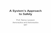 A System’s Approach to   Existence of goal conflicts and production pressures. Sidney Dekker, 2009. ... Relationship Between Safety and