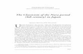 The Classicism of the Nara period 8th century) in Japanscielo.unam.mx/pdf//aiie/v33n98/v33n98a7.pdf · ANALES DEL INSTITUTO DE INVESTIGACIONES ESTÉTICAS, VOL. XXXIII, NÚM. 98, 11