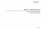NEC uMobility Client Software User Guide - chabot1.comchabot1.com/index_htm_files/NEC-uMobility-user-guide.pdf · NEC uMobility Client Software User Guide NDA-31439 Issue 2.0. NEC
