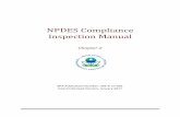 NPDES Compliance Inspection Manual - US EPA Compliance Inspection Manual Chapter 2 ... and develop a sound and factual inspection report. ... • Description of unit operations including