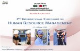 2ND NTERNATIONAL S UMAN RESOURCE MANAGEMENT · PDF fileThe IFTDO Best HRD Practice Award Excellence in Bahrainisation Award GPICsability