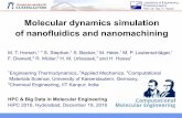 Molecular dynamics simulation of nanofluidics and ...home.bawue.de/~horsch/thermo/slides/2016_HBME.pdfMolecular dynamics simulation of nanofluidics and nanomachining ... 4 S. Stephan,1