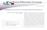 Employee Focus Group Best Practices - Paris Phoenix Groupparisphoenixgroup.com/documents/white_paper/data/ppg_wp_focus... · Employee Focus Group Best Practices Lindsay Boumsman,