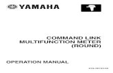 COMMAND LINK MULTIFUNCTION METER (ROUND) · PDF fileCOMMAND LINK MULTIFUNCTION METER (ROUND) ... 5 Maintenance indicator 6 Cooling water pressure 7 Oil pressure ... The cooling water