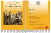 Mark your calendar! INVITATION - Brock White · PDF fileMark your calendar! INVITATION. Sika Day Vancouver. ... to dive in the Sika World and meet our local sales team serving British-Columbia.