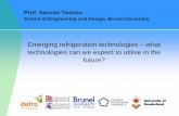 Emerging refrigeration technologies – what technologies ... · PDF fileEmerging refrigeration technologies – what technologies can we expect to utilise in the ... Power System