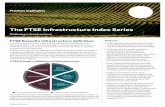 The FTSE Infrastructure Index Series FTSE Global Core Infrastructure Index Series is comprised of companies from the core sectors which generate a minimum of 65% of their revenue from