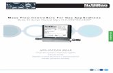 Mass Flow Controllers For Gas Applications Flow Controllers For Gas Applications ... Repeatability ±0.25% Full Scale* ... G1 G2 G3 G4 G5 G6 G7 G8 G9 G10 Options