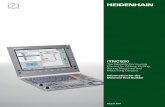 iTNC 530 Information for the Machine Tool · PDF fileInformation for the Machine Tool Builder August 2011. 2 ... † HEIDENHAIN inverter systems recommended ... TS 640 or TS 740 workpiece