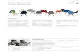 Eames Plastic Chair - FLINDERS · PDF fileEames Plastic Chair Charles & Ray Eames , ˛ ˝˚ In ˜˚˛˝, Vitra adapted the seat geometry and height of the Eames Plastic Chairs to