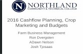 2016 Cashflow Planning, Crop Marketing and Budgets - …smallgrains.org/wp-content/uploads/2015/12/2015PGDve… ·  · 2016-07-262016 Cashflow Planning, Crop Marketing and Budgets