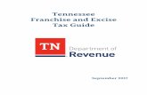 Tennessee Franchise and Excise Tax Guide - TN.gov · PDF fileThis franchise and excise tax guide is intended as an ... franchise and excise tax statutes or rules ... also offers a