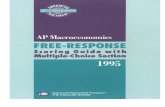 1995 Released AP Macroeconomics Exam - College  ll 1995 ng Guide with -Choice Section Scori Multi' Advanced Placement Program@ THE COLLEGE BOARD