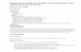 Implementing 802.1q VLANs on a Cisco ICS 7750 Using ... · PDF fileImplementing 802.1q VLANs on a Cisco ICS 7750 Using Version 2.5 or 2.6 Document ID: 41662 Contents Introduction Prerequisites