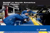 BASF in North America 2016 Report - BASF USA - Home employees apply an automobile coating in a new paint shop at the Flint, Michigan, assembly plant. The paint lines use an improved