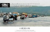 Environment and Vulnerability - GDRC · PDF fileEnvironment and Vulnerability ... that environmental degradation, poverty and disaster risk share common causes as well