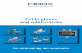 Cable glands and cable entries -  · PDF fileCable glands and cable entries. ... Dome nut Polyamide PA6 V-2 ... - Advantageous for installation in areas with limited space