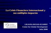 La Crisis Financiera Internacional y sus múltiples impactos Crisis Financiera Internacional.pdf · Las Hipótesis sobre el Origen de la Crisis Financiera ... especialmente Estados