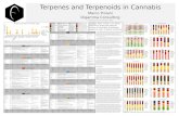 Terpenes and Terpenoids in Cannabis - … and Terpenoids in Cannabis Marco Troiani Digamma Consulting In Collaboration with Lief Therapeutics The medical beneﬁts of cannabis are