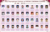 The Triumphant Victors of FIITJEE CHENNAI CENTRE IIT · PDF filethe triumphant victors of fiitjee chennai centre iit jee - 2010 nivvedan s ... iit kharagpur anubhav bagari a.i.r ...