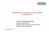 Automation solutions with GAMP compliance - aia · PDF file• Document (record) the work ... F1 T1 T2 T3 T4 F1 T1 T2 T3 Tk F1 T1 T2 T3 T4 F1 T1 T2 T3 T4 F1 T1 T2 T3 Tk Fk ... •Mean