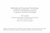 Information-Processing Psychology, Artificial Intelligence ... · PDF fileInformation-Processing Psychology, Artificial Intelligence, and the ... the central role of mental structures