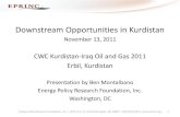 Downstream Opportunities in Kurdistan - EPRINCeprinc.org/pdf/EPRINC-ERBIL-IRAQ-REFINING-CWC-2011.pdfbeen to retire “teapot” refineries, eliminate resid •Refineries throughput