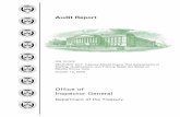 Audit Report - United States Department of the Treasury · PDF fileAudit Report ... COTR contracting officer’s technical representative . ... responsible for Recovery Act contracts