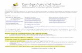Perrysburg Junior High School Back-to-School Packet 14152...Purchase Fall Pictures OPTIONAL – Student will bring completed Lifetouch form with payment to ... Emergency Medical Authorization
