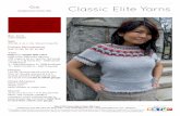 FreScO - Classic Elite Yarns © 2015 Susan Mills & Classic Elite Yarns published in Issue 424 of the CEY Web-Letter •  • blog.classiceliteyarns.com • @CEYarns