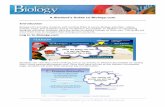A Student’s Guide to Biology - My Pearson Training · PDF fileA Student’s Guide to Biology.com Introduction Biology.com provides students with exciting Miller & Levine Biology
