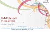 Halal Lifestyle In Indonesia - World Tourism Organizationcf.cdn.unwto.org/sites/all/files/pdf/best_practice_halal_life... · Halal Lifestyle In Indonesia ... 2013 grew 9.5% ... promotion