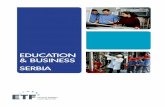 EDUCATION & BUSINESS SERBIA - ETFfile/NOTE8ANDRT.pdf · EDUCATION & BUSINESS SERBIA. ... the business sector is not motivated to invest in human resource development or to ... At