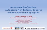 Autonomic Dysfunction: Autonomic Non-Epileptic Seizures ... · PDF file7/5/2015 1 Autonomic Dysfunction: Autonomic Non-Epileptic Seizures and the Autonomic Epilepsies James J. Riviello,