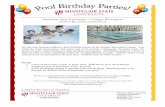 Montclair State University – Campus Recreation Student ... · PDF fileWe are now hosting childr en’s pool birthday parties at the Student Recreation Center! You bring the food,