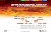 Industrial Automation Solutions - Analog · PDF fileIndustrial Automation Solutions Data Converters, Amplifiers, Power Management, Isolators, Interface, and Microcontrollers ... several