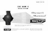 Downloaded by Amateur Radio Directory … class 252-50 cde ham il rotor system owner's manual the ham 11 is rated for antennas with up to 7.5 square feet of wind surface area. cornell-dub