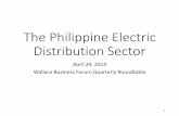 The Philippine Electric Distribution Sectorwallacebusinessforum.com/wp-content/uploads/2014/04/Meralco... · The Philippine Electric Distribution Sector ... technical/ financial capacity,