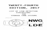 \/downloads/NWGLDE List-24th edition... · Web viewTT502, TT5000, TT3000 Fuel Sensing Cable electrical conductivity Tyco Thermal Controls LLC TraceTek Alarm and Locator Modules with