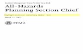 All-Hazards Planning Section Chief Position Task Book Incident Management Team Position Task Book All-Hazards Planning Section Chief Version: March 15, 2007 POSITION TASK BOOK ASSIGNED