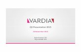 Interim presentation Q3 2015 - Insrinsr.io/.../uploads/2016/11/Vardia-interim-presentation-Q3-2015.pdf · Q3 Presentation 2015 ... Adverse result driven by one-offs and large losses