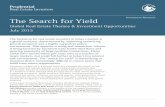 Investment Research The Search for Yield - Institutional Investor · PDF fileThe backdrop for real estate investors in today’s market is a global economy characterized by improving