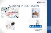 Auditing in ISO 15189 - Society for Quality in Health Care …sqhn.org/.../2013/10/Wim-Medic-West-Africa-Audits.pdf•ISO 15189 specifically requires annual internal audits. •The