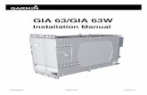 GIA 63/GIA 63W - Garmin International | Homestatic.garmin.com/pumac/GIA63_GIA63W_InstallationManual.pdfwith the associated service bulletin number, service bulletin date, and the purpose